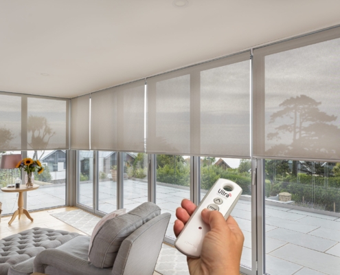 Top 5 Benefits of Motorised Blinds for Modern South African Homes At a click of a button, you can raise or lower your blind to the selected position to allow for the correct amount of light and privacy.